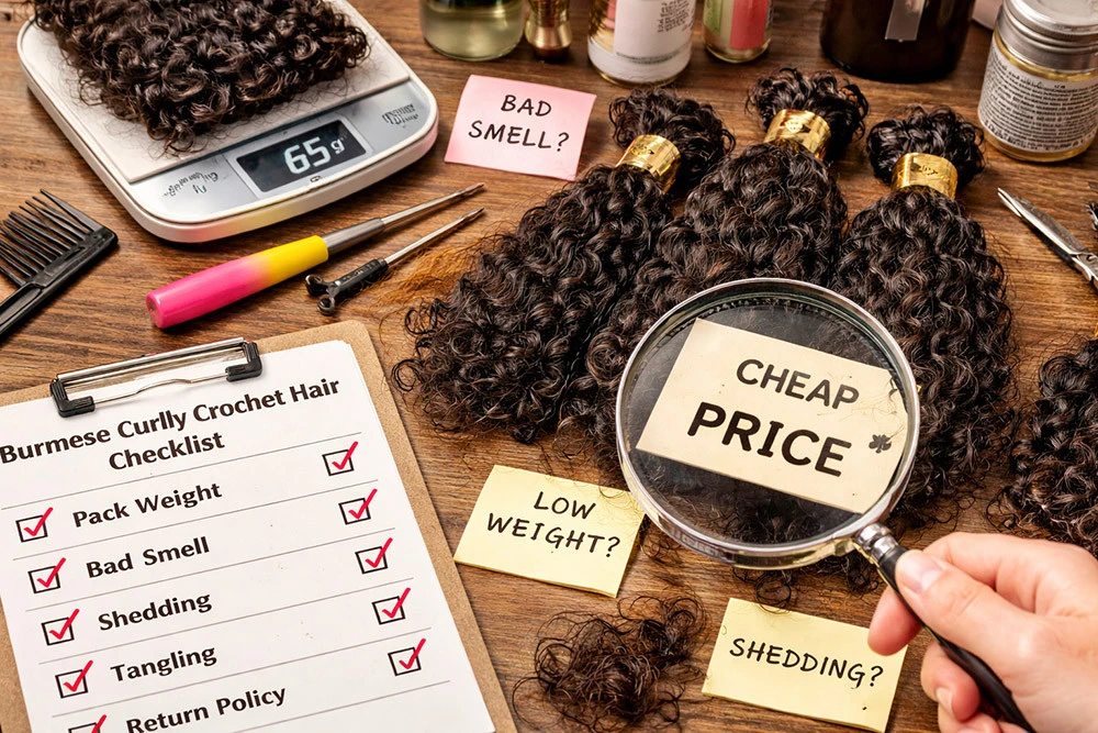 Don’t Be Fooled by Seller Photos: 5 Pitfalls When Buying Burmese Curly Crochet Hair