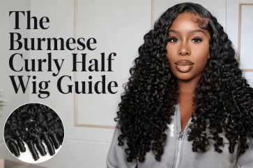 The Burmese Curly Half Wig Guide
