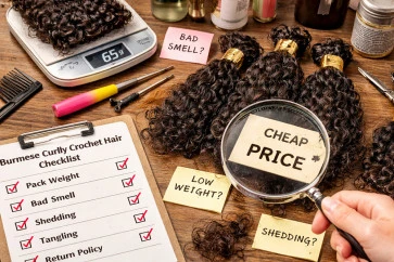 Don’t Be Fooled by Seller Photos: 5 Pitfalls When Buying Burmese Curly Crochet Hair