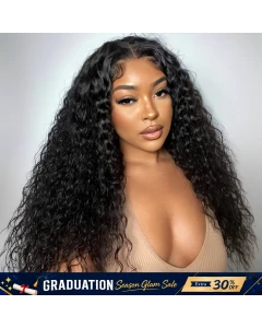 Water Wave Wear Go 7x5 HD Lace Wig Pre-cut Bleached Knots With Pre-plucked Hairline
