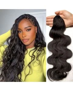 Body Wave Knotless Pre-Separated Crochet Human Hair Extensions Hair Lightweight Hair
