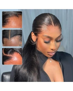 M-Shaped Hairline Straight Hair HD 13x6 Lace Frontal Wig Lagos Hairline Wigs