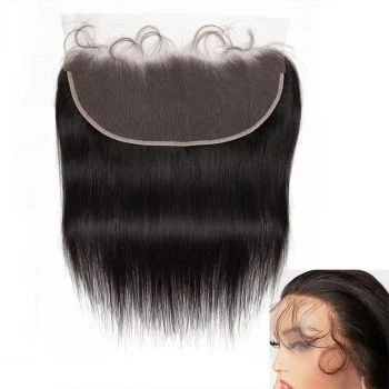 13x6 Frontal Straight HD Transparent Lace Frontal Virgin Human Hair Lace Frontal Closure