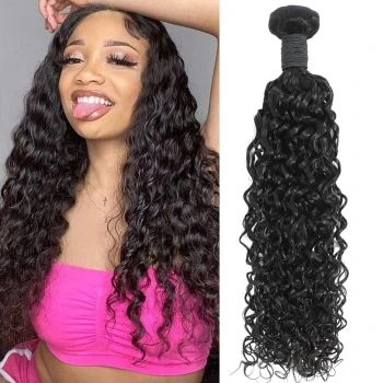 1 Bundle Water Wave 100% Virgin Human Hair Weave