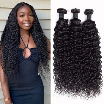 3 Bundles Water Wave 100% Virgin Human Hair Weave