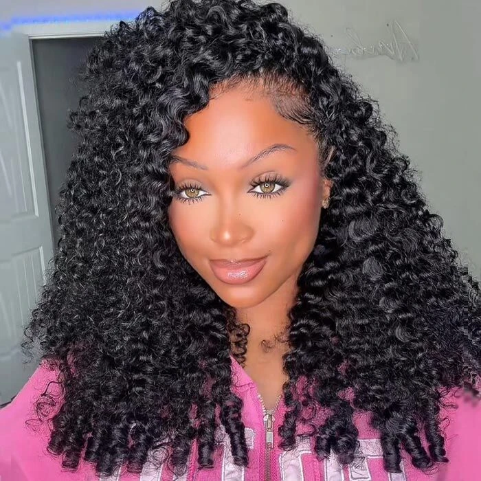 Burmese Curly Crochet Human Hair