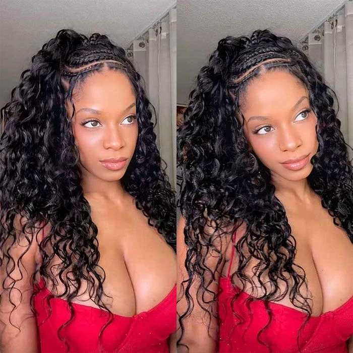 Human Hair Water Wave Crochet Hair